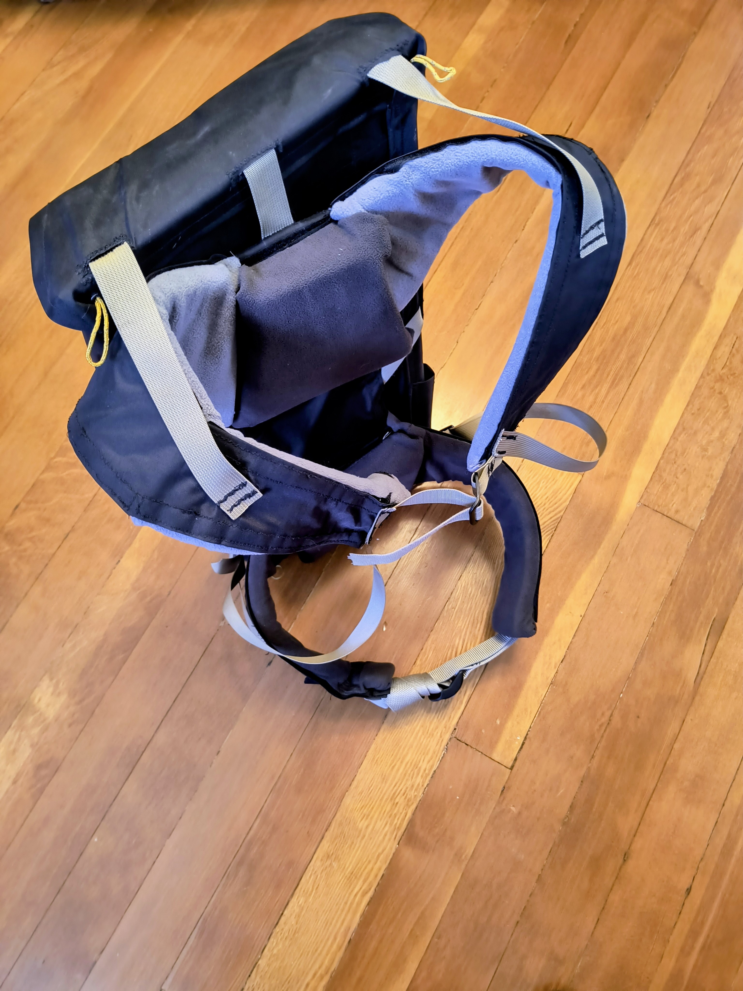 Upper left angle view